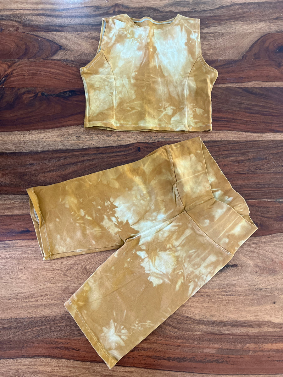 Conjuntos biker + crop top